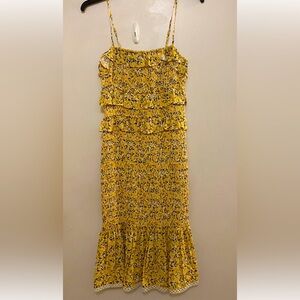 NWT - Antonio Melani, Lemon Chique, Yellow Ruffle Dress